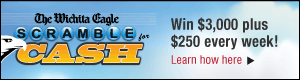 Enter the Wichita Eagle's Scramble for Cash contest