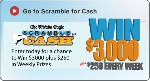 Win cash prizes in The Wichita Eagle's Scramble for Cash